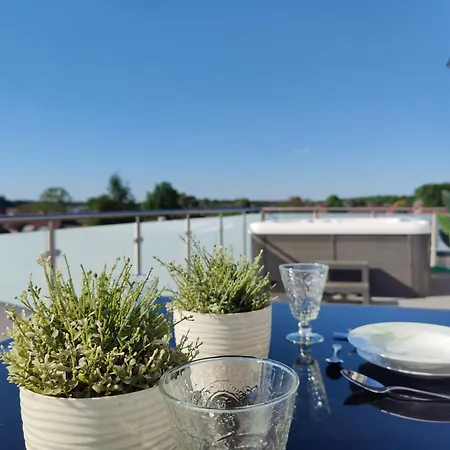 Wellness-Penthouse Mit Outdoor-Whirlpool, 36-Qm-Dachterrasse & Privatparkplatz Lejlighed