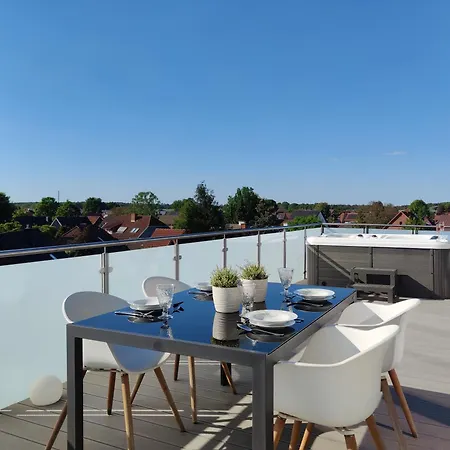 Wellness-Penthouse Mit Outdoor-Whirlpool, 36-Qm-Dachterrasse & Privatparkplatz Burgwedel (Lower-Saxony)