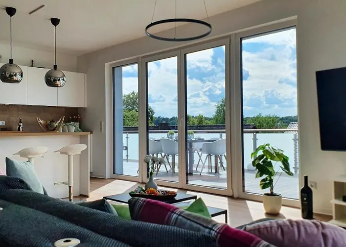 Апартаменты Wellness Penthouse - Sauna Und Ganzjahres Whirlpool