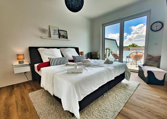 Wellness Penthouse - Sauna Und Ganzjahres Whirlpool * Бургведель