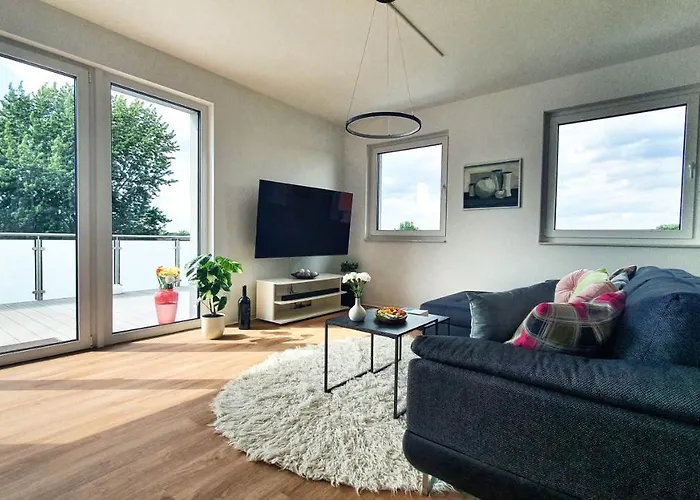 Wellness Penthouse - Sauna Und Ganzjahres Whirlpool Апартаменты *