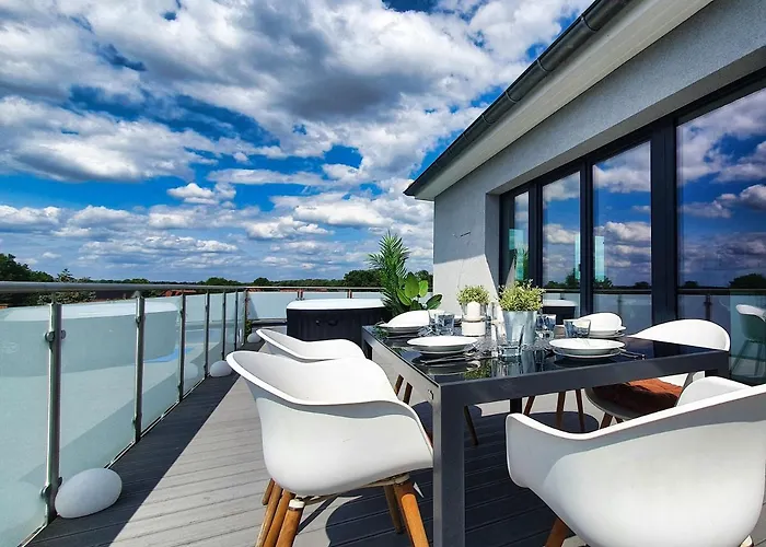 Wellness Penthouse - Sauna Und Ganzjahres Whirlpool