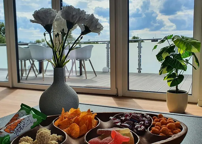 Wellness Penthouse - Sauna Und Ganzjahres Whirlpool Апартаменты Бургведель