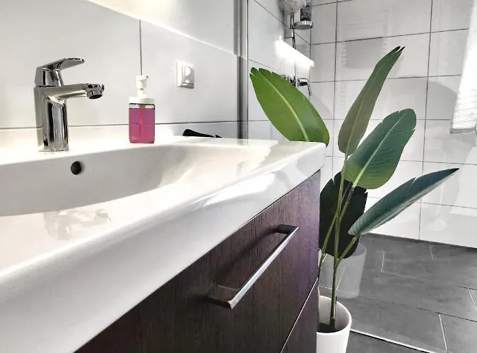 Wellness Penthouse - Sauna Und Ganzjahres Whirlpool דירה