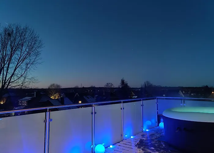 Апартаменты Wellness Penthouse - Sauna Und Ganzjahres Whirlpool Бургведель